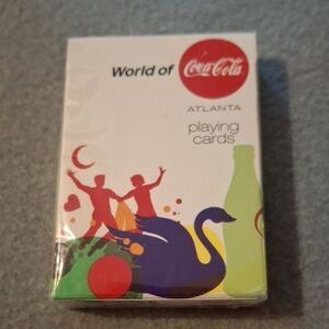 World Of Coca Cola Atlanta Bicycle Brand Playing Cards - Multicolor New In Box